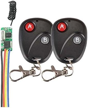 TengtaidaX Wireless Micro Remote Control Switch Mini Receiver 3.5v 3.7v 4.5v 5v 6v 7.4v 8.4v 9v 12v Small Receiver Transmitter