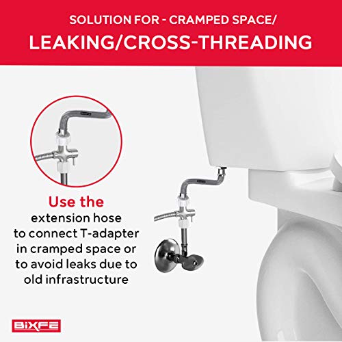 THU9090R 6 Inches Hose Extension for TOTO C110/E200/S300/S400 WASHLET