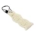 2Pcs White Black Women's Fashion Lace Elastic Wide Stretch Headband Headwrap