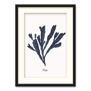 Black Paper Framed Canvas Wall Art for Living Room, Bedroom Simple Beautiful Leaves Canvas Prints for Home Decoration Ready to Hanging - 23x31 inches