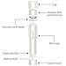 Facial Hair Removal for Women, Laxcare Painless Perfect Hair Remover Waterproof with Built-in LED Light