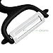 Ulwae Ceramic Y Peeler with Ergonomic Handle, Fruit Vegetable Peeler Kitchen Aid for Potato Apple Carrot, Sweat Potato and More