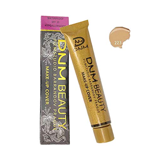 Atezch Full Coverage Cream Concealing Foundation Concealer Makeup Silky Smooth Texture Travel Size (M)
