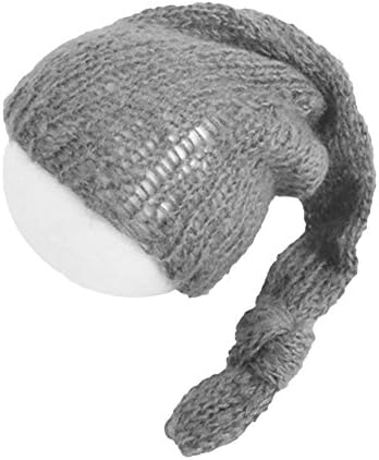 funie Newborn Baby Infants Cute Hand-knitted Crochet Mohair Hat Cap Photography Props Winter Wool Knit Ski Hat