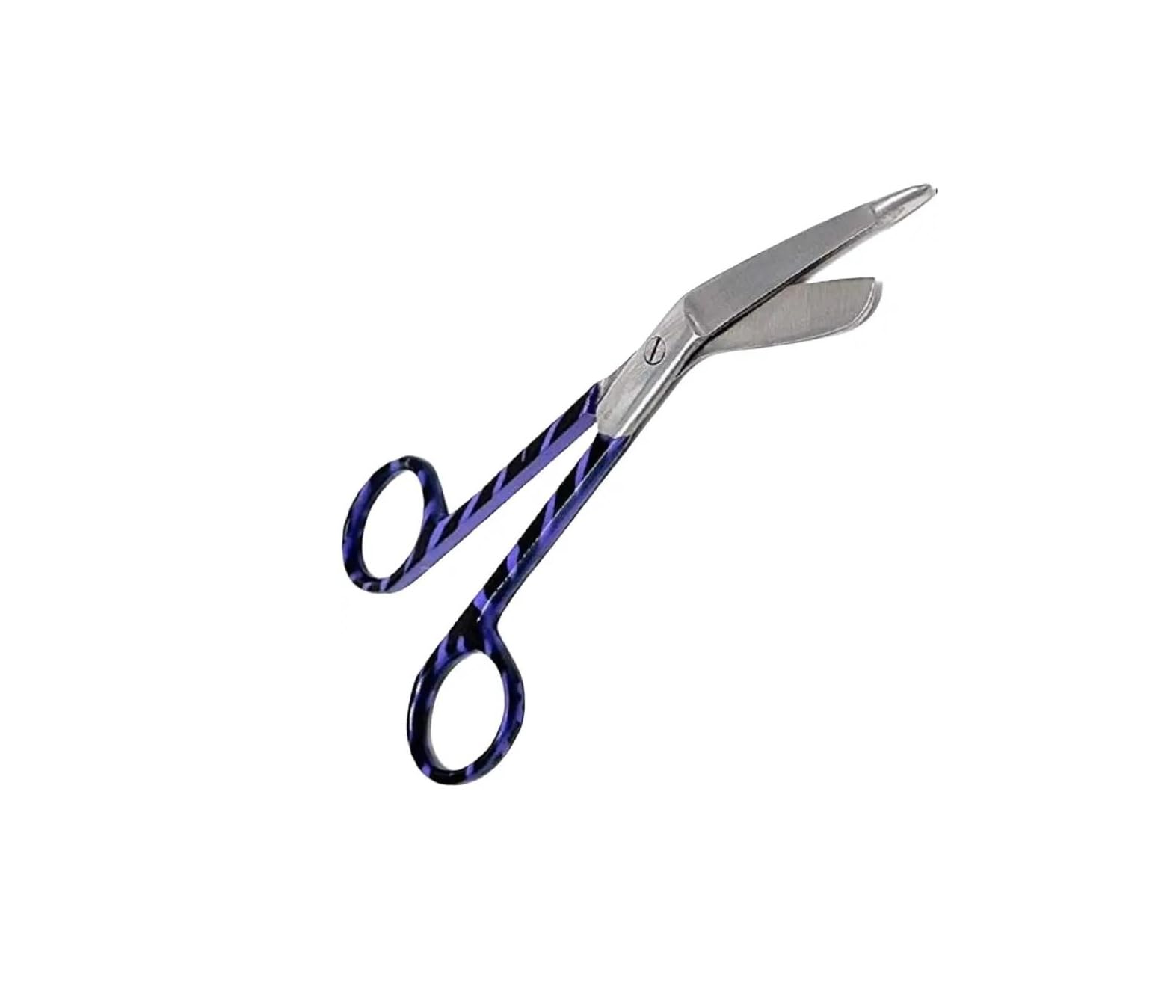 Lister Bandage Scissors 5.5'' Color Coated Nursing Student First Aid Utility Scissors (Dark Blue)