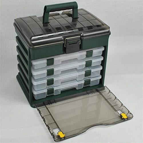 BYDBNR Angelkasten, Aufbewahrungsbox for Angelausrüstung Mehrschichtige Aufbewahrungsbox for Das Angeln Aufbewahrungsbox… – Bild 3