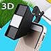 Artshu 1Pc Smartphone 3D Stereoscopic Lens 3D Camera Stereo Photos Fisheye Lens with Clip