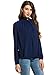Zeagoo Women Elegant Chiffon Shirt Bow Tie Neck Pleated Front Blouse Top