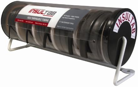 Insultab 30-PP-105 HS-105 Polyvinylchloride Heat Shrink Tubing Assortment (5 Mini-Spools)