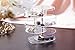 Choice Fun Acrylic Jewelry and Accessories Organizer 4 Spining Tiers Transparent QFJJSN-NSF-3472