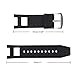 Adebena Black Rubber Watch Bands Replacement Silicone Straps with Stainless Steel Buckle for Invicta Subaqua Noma III