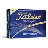 Titleist NXT Tour Golf Balls, White (One Dozen)