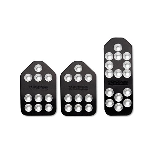 Sparco Pedal Set Piuma Shrt Black (spa037879BC01)