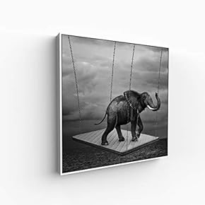 Canvas Wall Art for Living Room, Bedroom Portrait Framed Canvas Prints for Home Decoration Ready to Hang - 16x16 inches