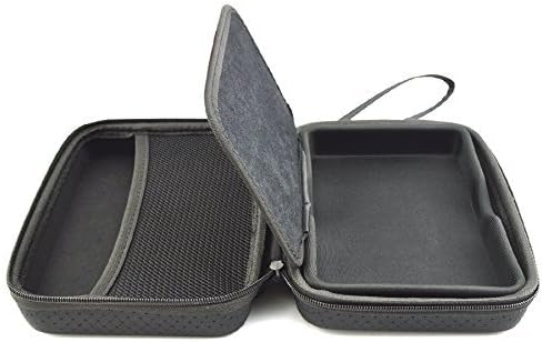 Gps Navigation Black Hard Carry Case For Garmin' GPS Sat Nav With Accessory Storage and Lanyard