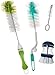 Simple Health Global 4-In-1 Bottle Cleaning Soft Brush Set with Nipple, Spinning and Soap Brushes