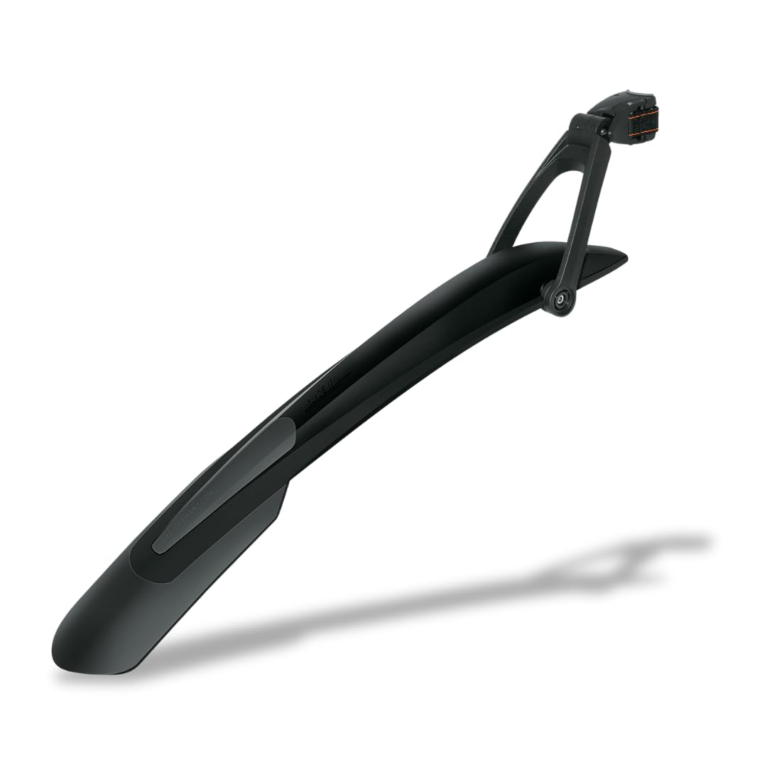 SKS GERMANY X-BLADE DARK 29" + 27,5PLUS rear mudguard for mountain bike, bike accessories (wheel protection with quick-release fastening, 2-joint technology, up to max. 3.0 inch tyre width), black