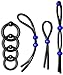 7 Pack Penis Ring Set - 4 Cock Rings w. Clit Stimulating Ball & 3 Adjustable Penis Loops - Erection Enhancing Male Sex Toy