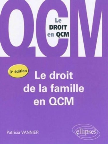 Le  droit de la famille en QCM