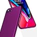 iPhone 8 Case/ iPhone 7 Case, TORRAS [Air Series] Slim fit Shell Soft Rubber Gel Case Anti-scratch Non Slip Matte Surface Flexible Cover Case for Apple iPhone 7/ iPhone 8 - Violet Red