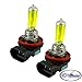 GP Thunder H11 3500K 55W JDM Golden Yellow High Performance Xenon Halogen Light Bulbs for Compatible Fog Light -High Beam - Low Beam
