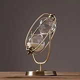 Metal Hourglass 『60 Minutes 』Sand Timer,KSMA Glass Timer Sandglass One Hour Glass Vintage Home Décor for Office Study Bedroom Living Room Christmas Gift Wedding (Bronze 2)