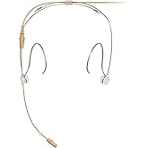 Shure DuraPlex Omnidirectional Headset Microphone, MTQG Connector, Tan (DH5T/O-MTQG)