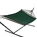 Jumbo Caribbean Hammock - 55 INCH - Soft-Spun Polyester (green)