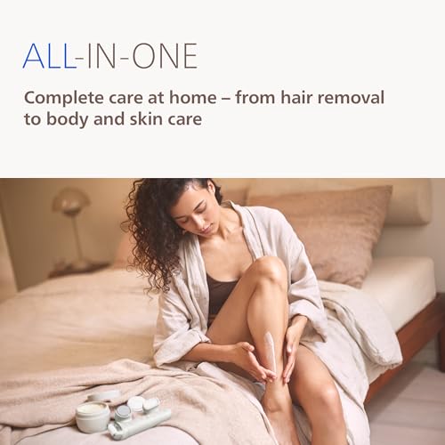 Philips Beauty Set - All-In-One Set for Body, Face, Bikini and Feet, Cordless Wet and Dry Use, for Hair Removal, Body and Skincare, Epilator, Shaver and Trimmer for Women, 12 Accessories, BRE749/00