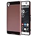 Ymhxcy for Xperia XA Ultra/Xperia C6 Case with Phone Stand, [Metal Brushed Texture] Hybrid Dual Layer Full-Body Shockproof Protective Cover Shell for Xperia C6-LS Rose Gold