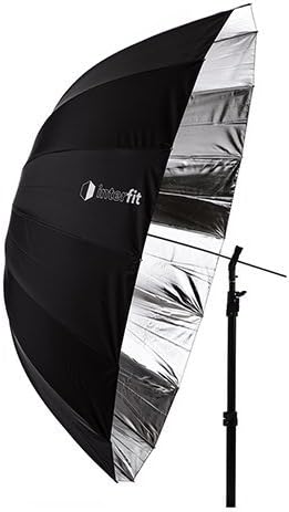65" Silver Parabolic Umbrella