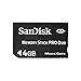 SanDisk 4GB Memory Stick PRO Duo Flash Memory Card SDMSPD-4096-B35- Retail packaging