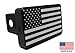 Bright Hitch - Black & White American Flag Hitch Cover