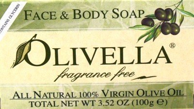 Olivella Soap Bar 3.52 oz. Fragrance Free (Case of 6)