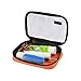 Damero Clear 3pcs/set Travel Carry Bag/Electronic Accessories Organizer/Packing Cubes (Orange)