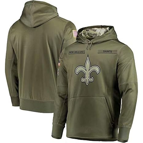 camo saints hoodie