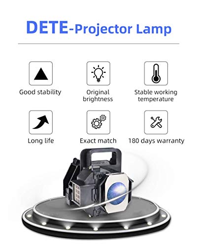 LBTbate Replacement Projector Lamp for Epson ELPLP49/ V13H010L49 DT Home Cinema PowerLite 9700UB 6500UB 8100 8345 8350 7100 9100 9350 Projector Bulb with Housing