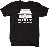 Built Not Bought Jeep Cherokee XJ Lifted Offroad 4x4 Mens T Shirt - Xlarge
