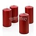 Light In The Dark 4 Red Apple Cinnamon Scented Pillar Candle 6 Inch Tall X 3 Inch Wide