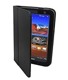 Poetic Black Leather Case Cover With Stand For Samsung GALAXY Tab 7.0 Plus / Samsung Galaxy Tab 2 7.0
