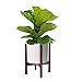 Mid Century Modern Plant Stand, Wooden Indoor Flower Pot Stand, Plant Pot Holder Retro Home Decor, Hold up to 10 inch Planter (Planter Not Included) - Brown