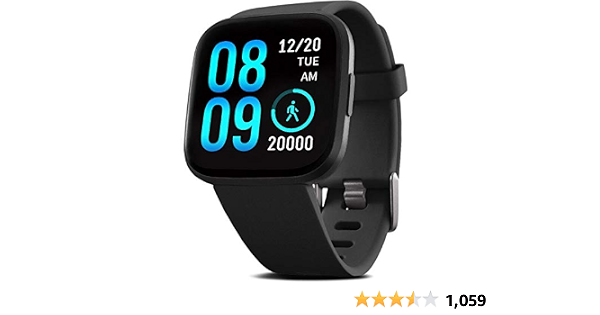 Amazon.com: Reloj inteligente FITVII con monitor de frecuencia cardíaca,  IP68 resistente al agua con seguimiento de la presión arterial, contador de  calorías de pasos, rastreador de actividad con pantalla táctil de 1.54