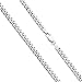 MiaBella Solid 925 Sterling Silver Italian 5mm Diamond Cut Cuban Link Curb Chain Necklace for Women Men, 16