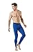 TM-MUP19-BLU_Medium Tesla Men's Compression Pants Baselayer Cool Dry Sports Tights Leggings MUP19