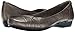 Clarks Women's Blanche Cam Flat, Pewter Leather, 8 M US