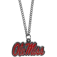 NCAA Mississippi Old Miss Rebels Chain Necklace with Small Charm, 20