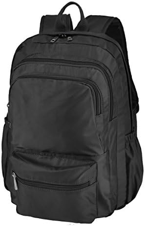 Laptop Backpack Up to 17-inches, Travel Business Backpack, Large Capacity College School Bag for Women & Men - Black