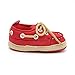 Voberry® Newborn Baby Boys' Premium Soft Sole Infant Prewalker Toddler Sneaker Shoes (6~12 Month, Red)