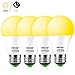 HEKEE Dusk to Dawn Sensor Light Bulbs LED A19 810 Lumens, Outdoor Porch Lights, 60 Watt Equivalent, Warm White 2700K Soft White Security Bulb(Auto on/Off), E26 Screw Base(4 Pack)