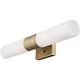 Livex Lighting, 10102-01, Aero, ADA Bath Vanity, 2 Light, Antique Brass